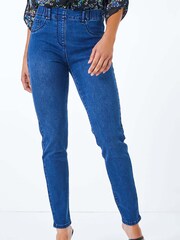 Roman Blue Petite Stretch Denim Jeggings - Image 2 of 5