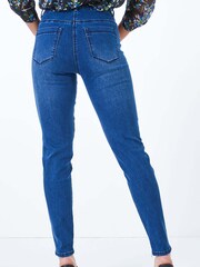 Roman Blue Petite Stretch Denim Jeggings - Image 3 of 5
