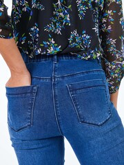 Roman Blue Petite Stretch Denim Jeggings - Image 4 of 5