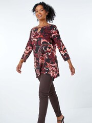 Roman Brown Petite Stretch Denim Jeans - Image 1 of 5