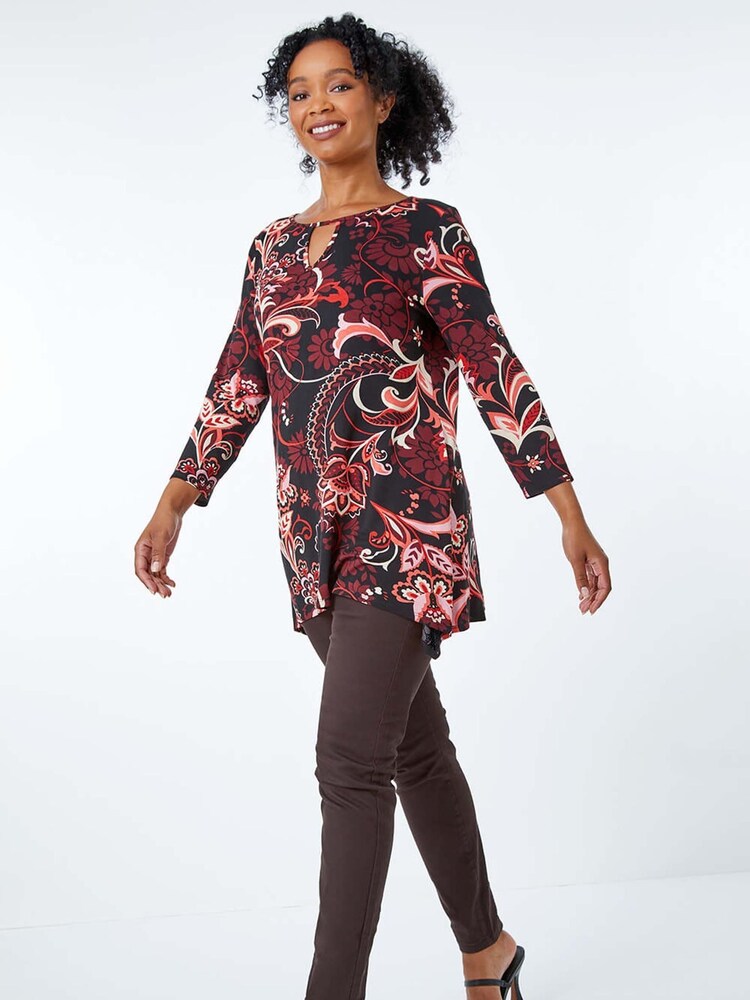 Roman Brown Petite Stretch Denim Jeans - Image 1 of 5 Roman Brown Petite Stretch Denim Jeans - Image 1 of 5