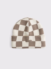 Abercrombie & Fitch Checkerboard Beanie Hat - Image 1 of 1
