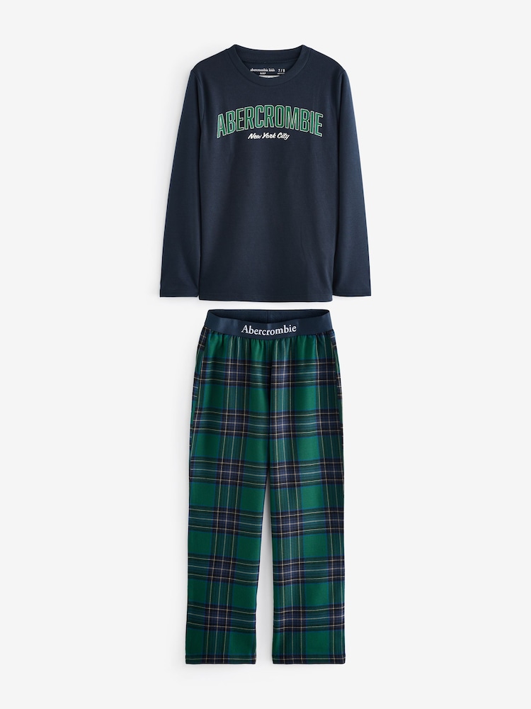 Abercrombie & Fitch Flannel Pyjamas Set - Image 2 of 9 Abercrombie & Fitch Flannel Pyjamas Set - Image 2 of 9