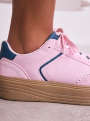 rožnata - Forever Comfort® Chunky Platform Lace Up Trainers - Slika 4 iz 9