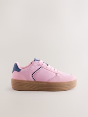 rožnata - Forever Comfort® Chunky Platform Lace Up Trainers - Slika 7 iz 9