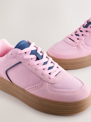 rožnata - Forever Comfort® Chunky Platform Lace Up Trainers - Slika 8 iz 9