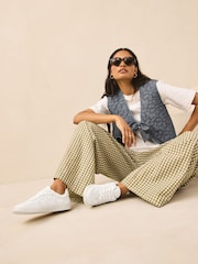 Neutral Broderie Forever Comfort® Lace-Up Trainers - Image 7 of 8