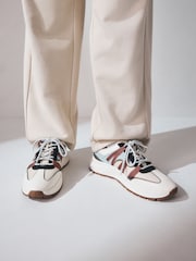 Neutral - Forever Comfort® Leather Band Panel Detail Chunky Trainers - Image 1 of 11
