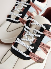 Neutral - Forever Comfort® Leather Band Panel Detail Chunky Trainers - Image 10 of 11