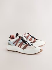 Neutral - Forever Comfort® Leather Band Panel Detail Chunky Trainers - Image 7 of 11
