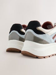 Neutral - Forever Comfort® Leather Band Panel Detail Chunky Trainers - Image 8 of 11