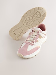 Multi Pastel - Forever Comfort® Leather Band Panel Detail Chunky Trainers - Image 4 of 9