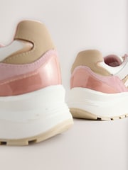 Multi Pastel - Forever Comfort® Leather Band Panel Detail Chunky Trainers - Image 5 of 9