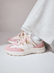 Multi Pastel - Forever Comfort® Leather Band Panel Detail Chunky Trainers - Image 9 of 9
