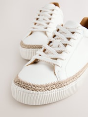 Blanco - Forever Comfort® Chunky Lace-Up Espadrilles Trainers - Imagen 10 de 12