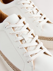 Blanco - Forever Comfort® Chunky Lace-Up Espadrilles Trainers - Imagen 11 de 12