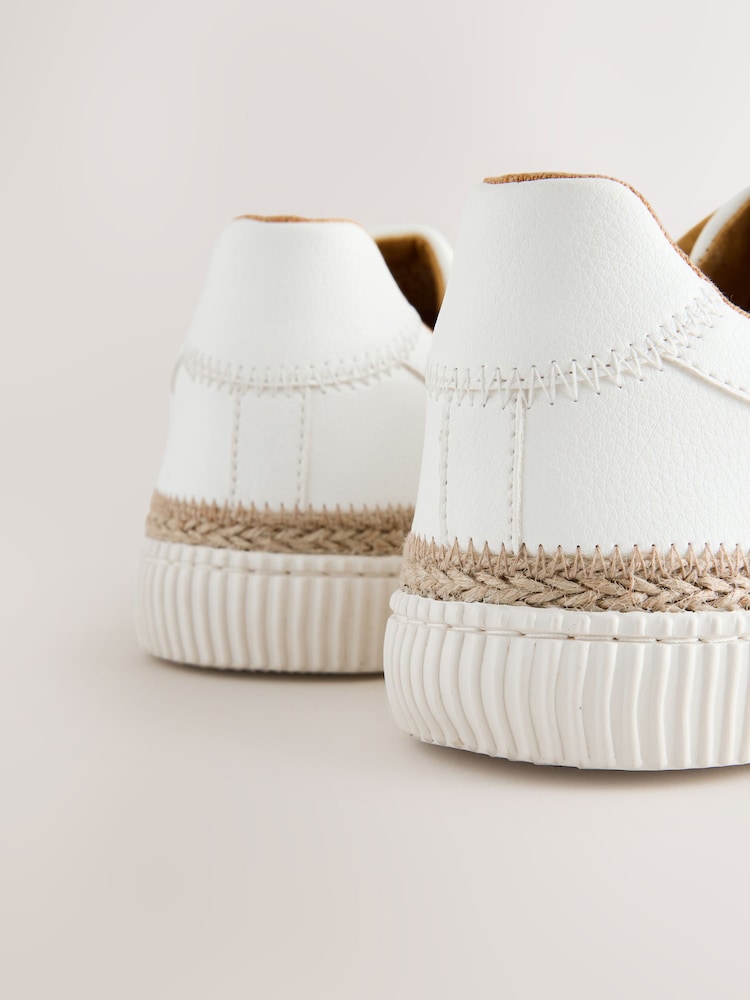 Blanco - Forever Comfort® Chunky Lace-Up Espadrilles Trainers - Imagen 12 de 12