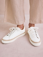 Blanco - Forever Comfort® Chunky Lace-Up Espadrilles Trainers - Imagen 4 de 12