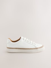 Blanco - Forever Comfort® Chunky Lace-Up Espadrilles Trainers - Imagen 9 de 12