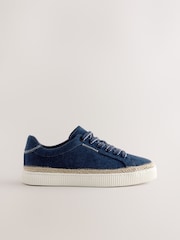 Azul marino - Forever Comfort® Chunky Lace-Up Espadrilles Trainers - Imagen 6 de 8