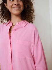 Fluro Pink - Hemd aus Leinengemisch - Image 3 of 5