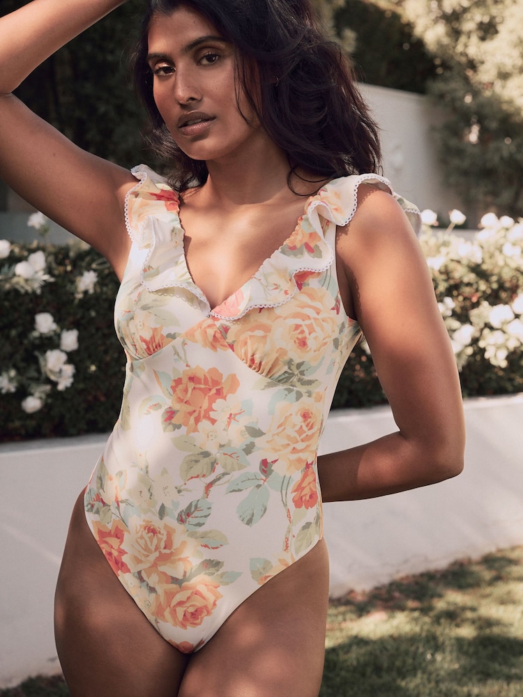 Laura Ashley Tummy Control Swimsuit - Image 3 of 7