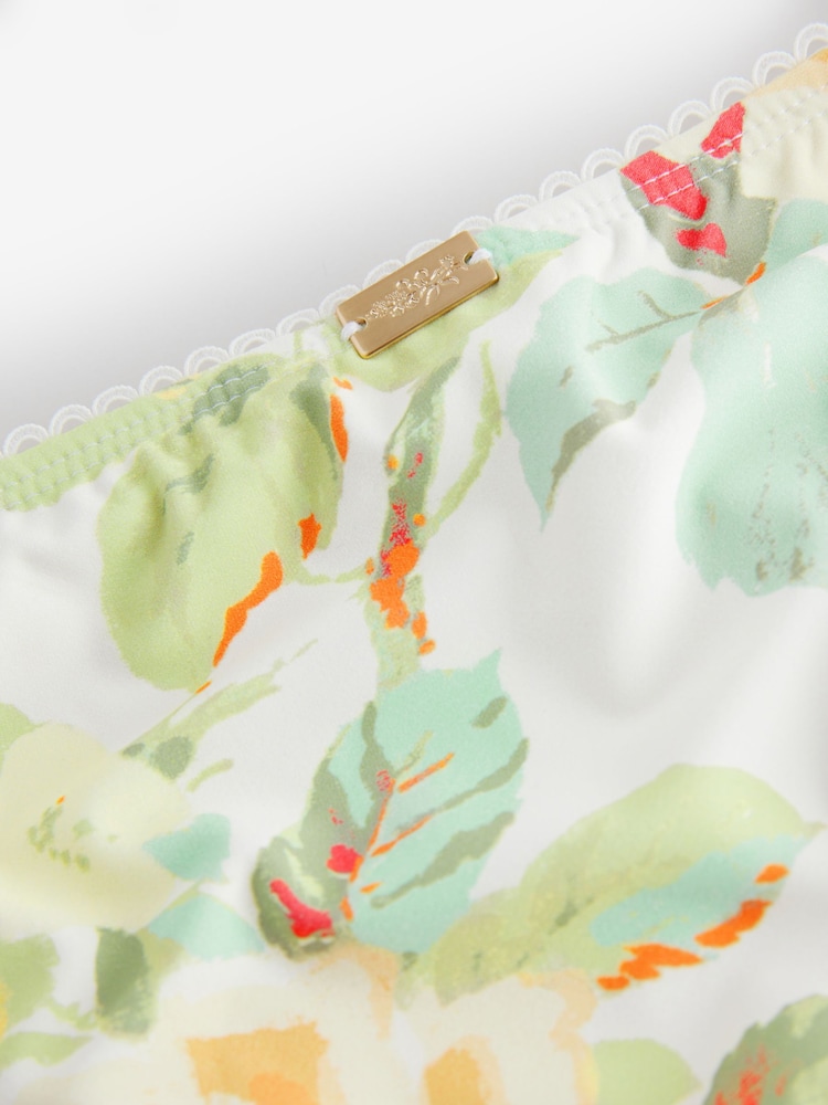 Bas de bikini froncé sur le côté Laura Ashley - Image 6 of 7