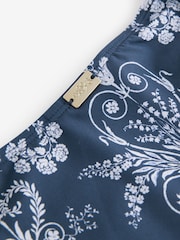 Laura Ashley Navy Josette Frill Bikini Bottoms - Image 8 of 8