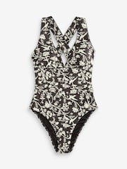 Laura Ashley Cross Back Plunge Swimsuit - Imagen 7 de 10