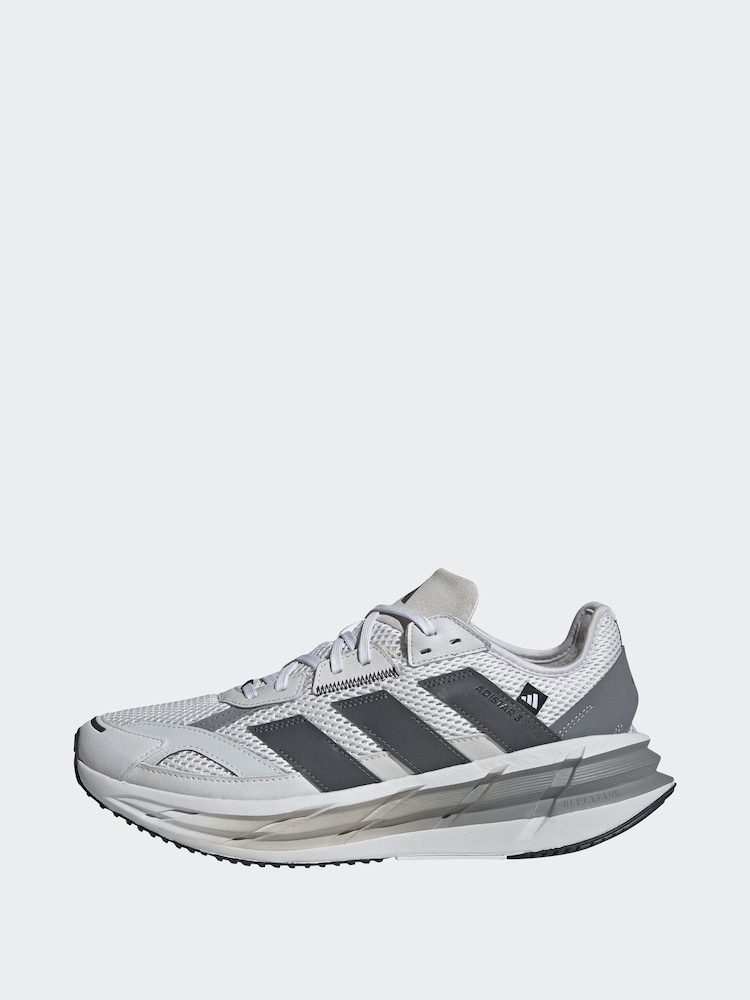 adidas Grey Adistar 3 Sportswear Trainers - Image 2 of 9