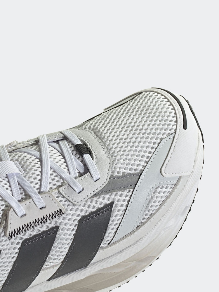 adidas Grey Adistar 3 Sportswear Trainers - Image 9 of 9