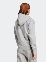 adidas Grey All SZN Full Zip Hoodie - Image 4 of 7