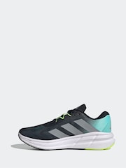 adidas Black Questar 3 Running Trainers - Image 2 of 9