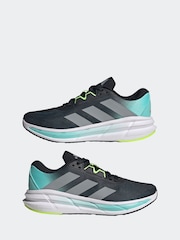 adidas Black Questar 3 Running Trainers - Image 5 of 9