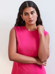 Pink Mini Shift Dress - Image 3 of 6