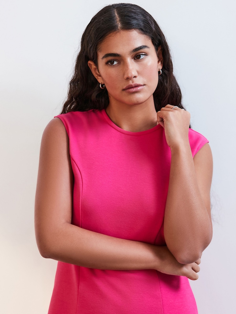 Pink Mini Shift Dress - Image 3 of 6