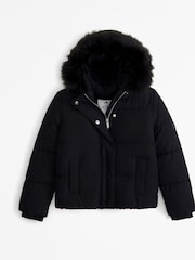 Abercrombie & Fitch V metalnih barvah Puffer jakna; suknjič - Slika 2 iz 9