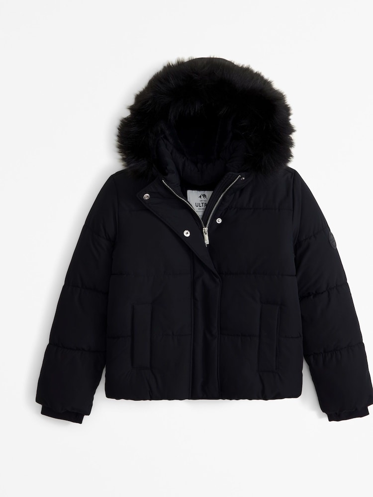 Abercrombie & Fitch V metalnih barvah Puffer jakna; suknjič - Slika 2 iz 9