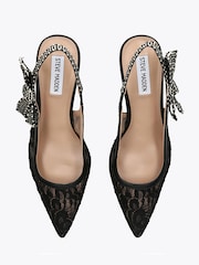 Steve Madden Black Ensemble Slingback Shoes - Image 2 of 5