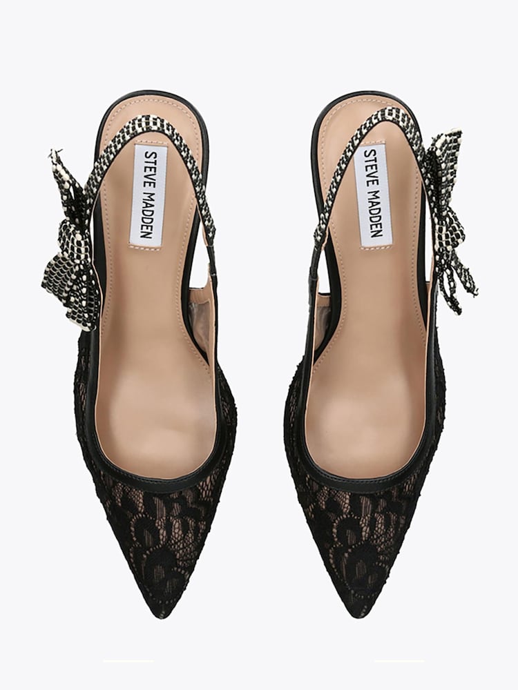 Steve Madden Black Ensemble Slingback Shoes - Image 2 of 5 Steve Madden Black Ensemble Slingback Shoes - Image 2 of 5