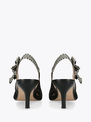 Steve Madden Black Ensemble Slingback Shoes - Image 3 of 5