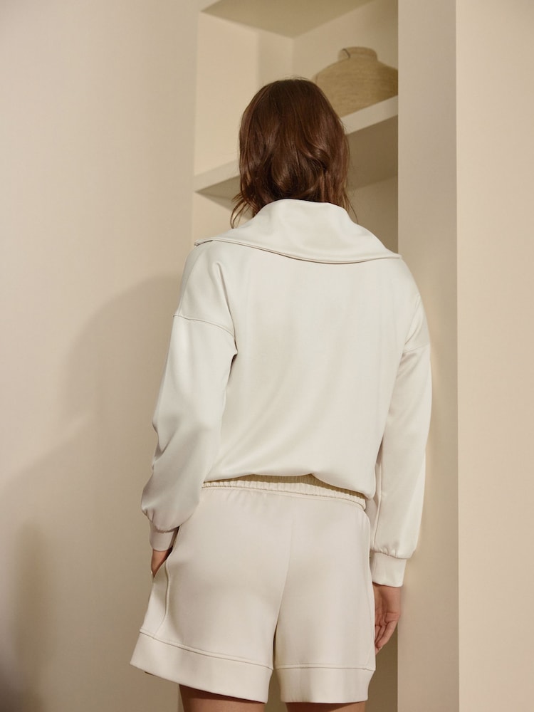 Pierre - Modal Blend Half Zip Top - Image 1 of 8