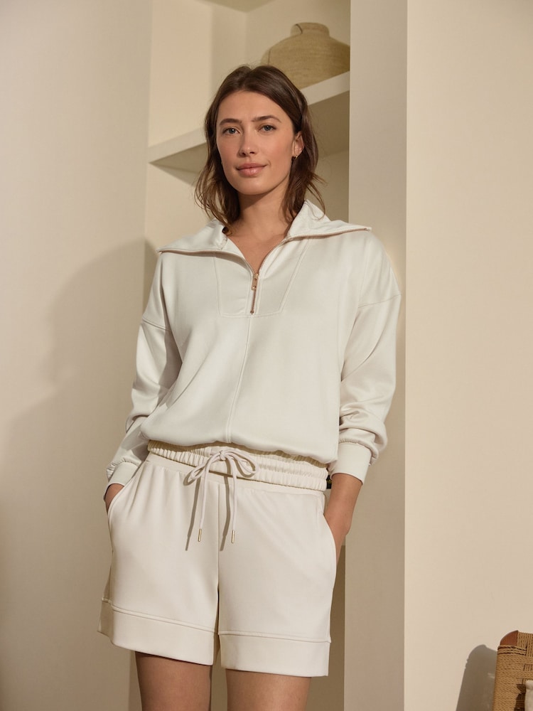 Pierre - Modal Blend Half Zip Top - Image 2 of 8