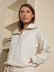 Pierre - Modal Blend Half Zip Top - Image 4 de 8