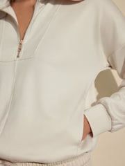 Pierre - Modal Blend Half Zip Top - Image 5 de 8