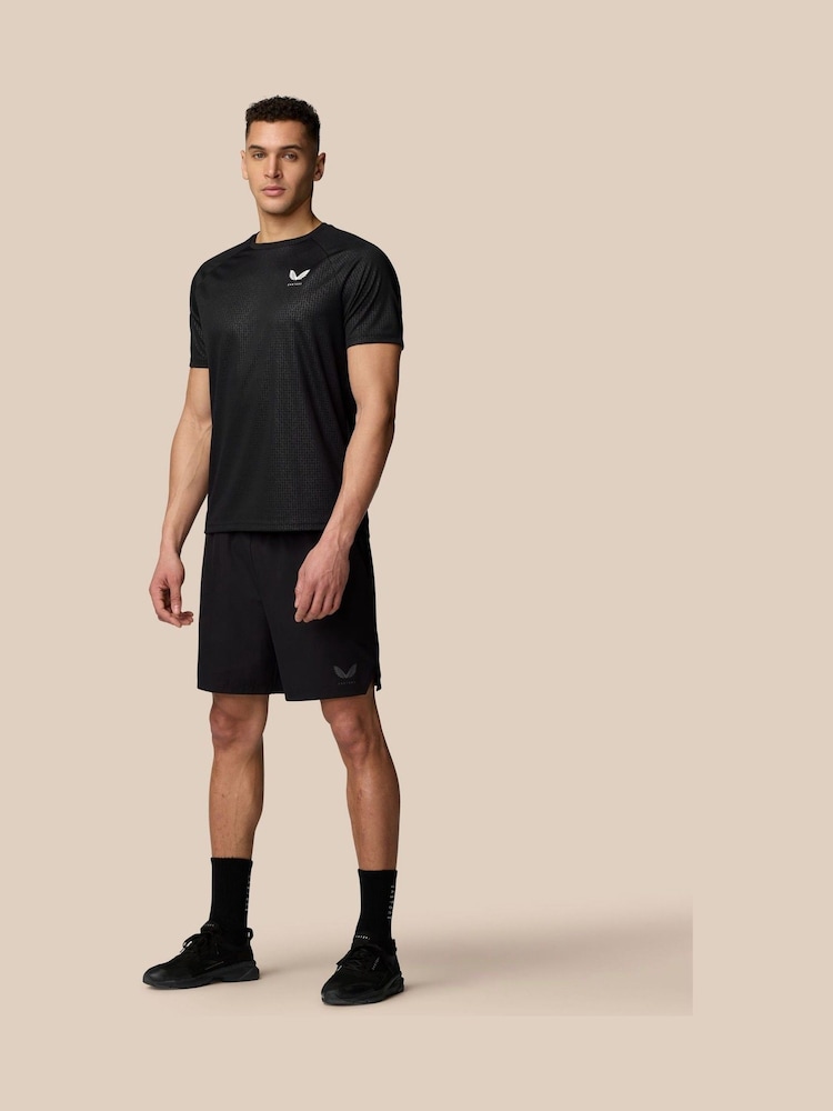 Castore Black AOP Short Sleeve T-Shirt - Image 3 of 10