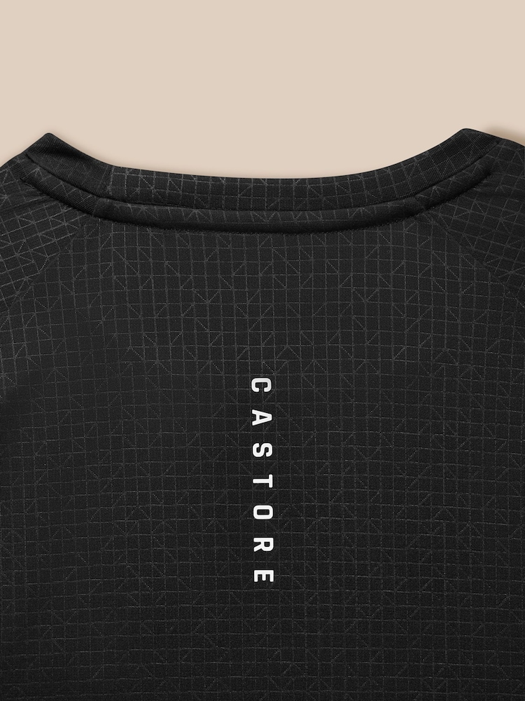 Castore Black AOP Short Sleeve T-Shirt - Image 7 of 10