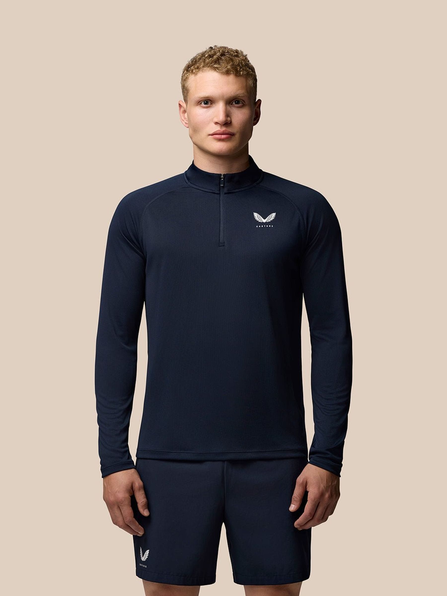 Buy Castore Blue Adapt Training Quarter Zip Top from the Next UK