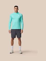 Castore Blue 1/4 Zip Long Sleeve Top - Image 3 of 6