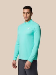 Castore Blue 1/4 Zip Long Sleeve Top - Image 4 of 6